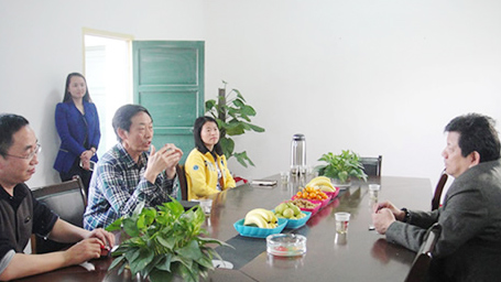 中国中小企业上市服务联盟张光禄理事长莅临湖南江海环保调研指导