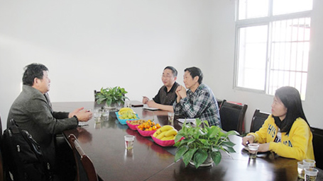 中国中小企业上市服务联盟张光禄理事长莅临湖南江海环保调研指导 